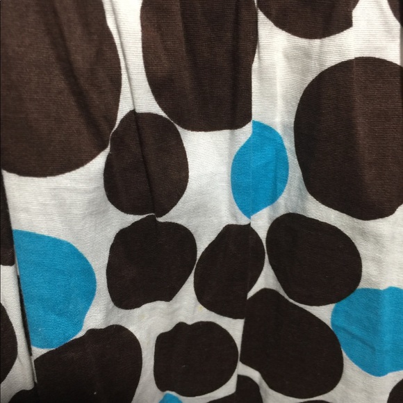 Ruby Rox brown and blue dress - Picture 3 of 3